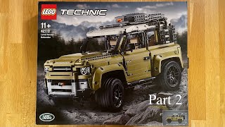 LEGO Land Rover Defender 42110 | Speed build Part 2 #lego #legobuild #legotechnic