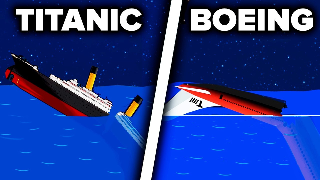 Boeing Sinks Like the Titanic | Animation - YouTube