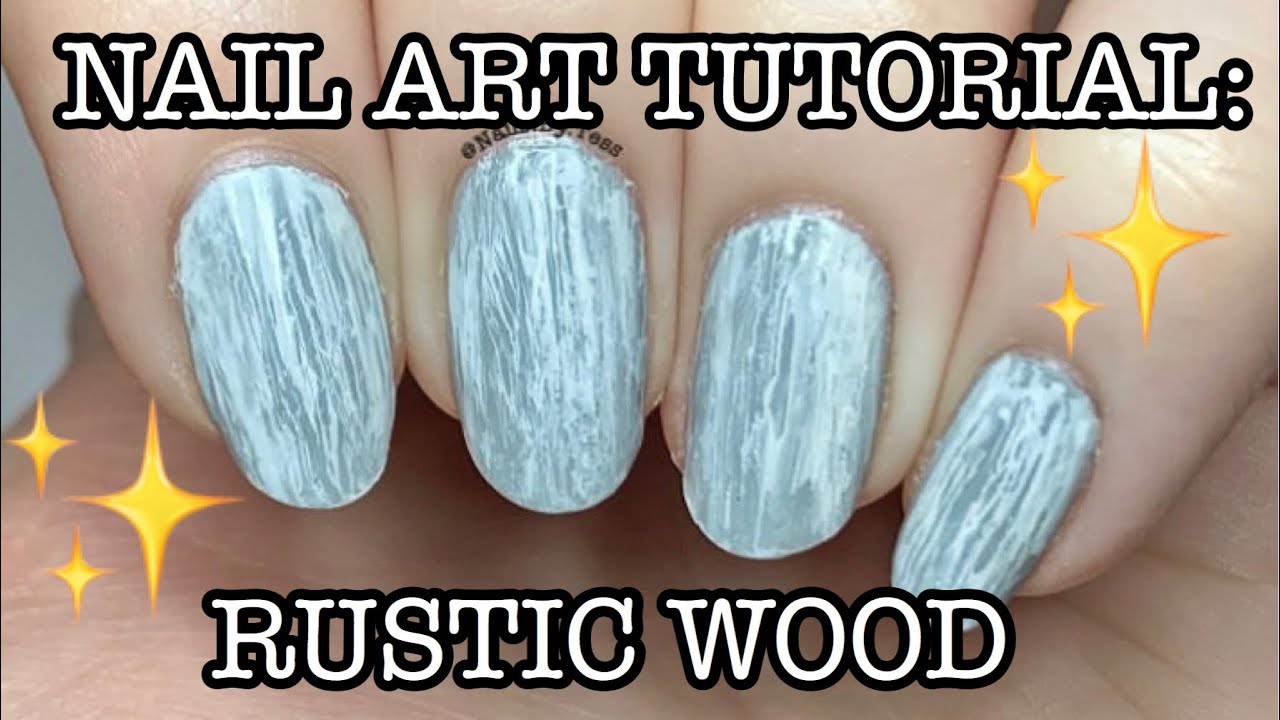 Natural Wood Nail Art Stickers - wide 1