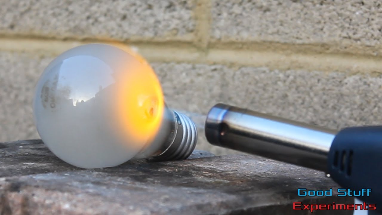 Light Bulb vs Gas Torch