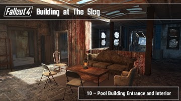 Fallout 4 - Building at The Slog 10 (Pool Building Entrance and Interior)