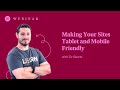 Making Your Sites Tablet and Mobile Friendly With Elementor