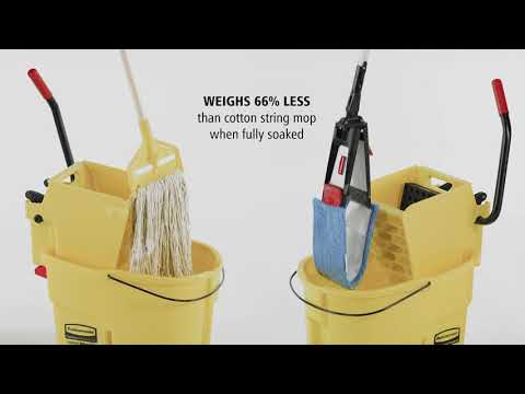 Rubbermaid Commercial Adaptable Flat Mop Kit 1 Each - Black