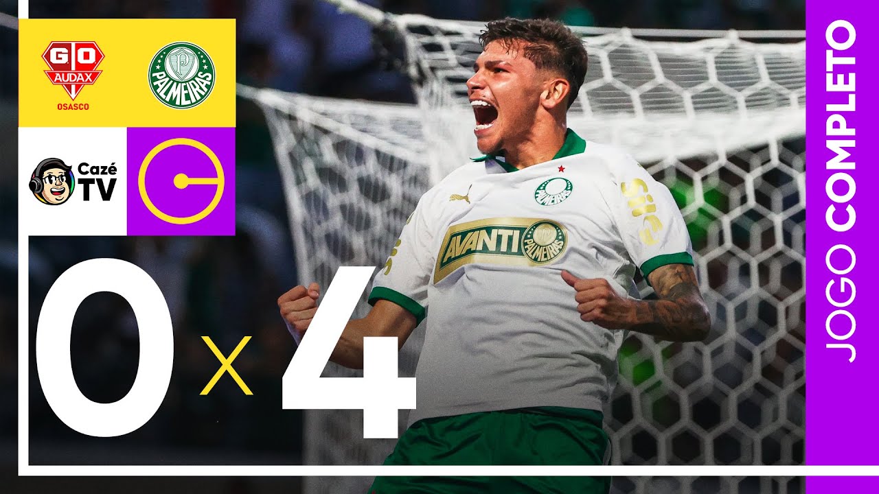 JOGO COMPLETO: PALMEIRAS X AUDAX | OITAVAS DE FINAL | COPINHA 2025 ...