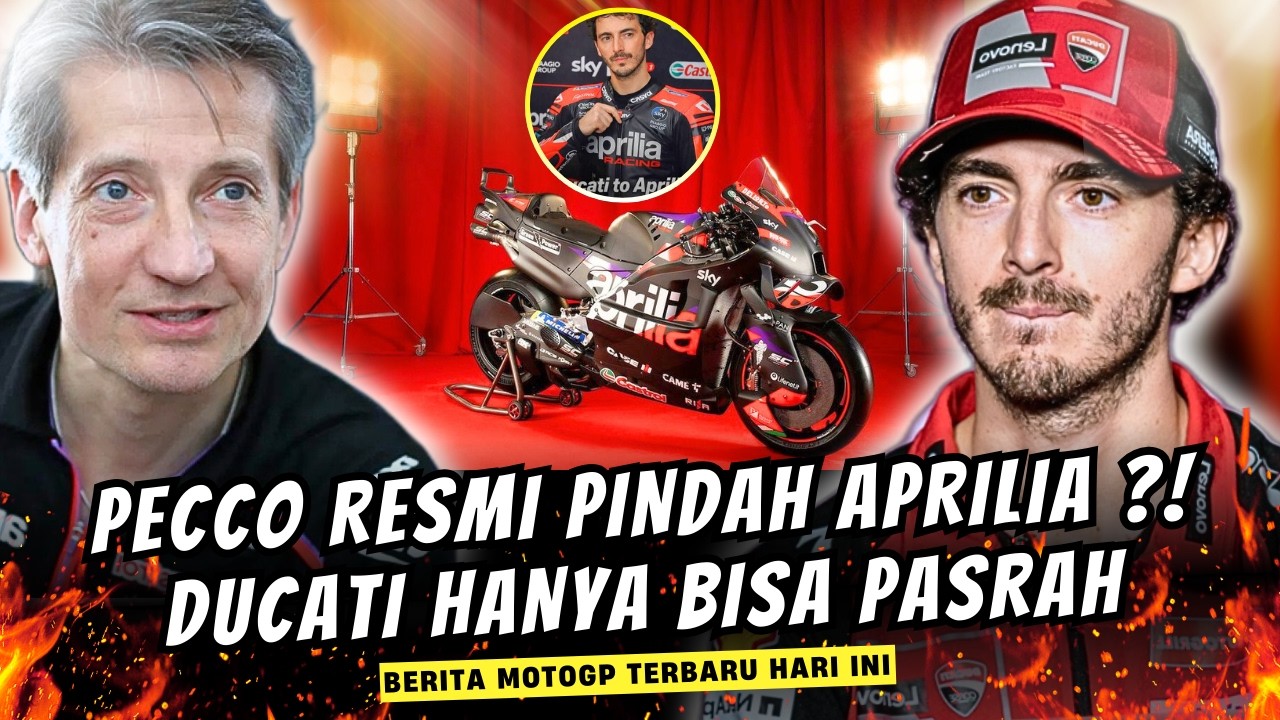 FIXX..PECCO DIKONTRAK 4 TAHUN⁉️😱APRILIA BERBAHAYAAA🔥BERITA MOTOGP HARI INI