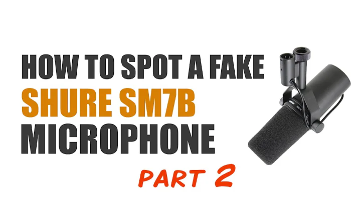 How to Spot a Fake Shure SM7B Microphone, Part 2