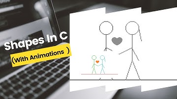 Impress Your Crush By Programming | Shapes with motion in C |  Walk In Rain with Crush