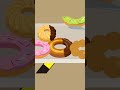 【踏切アニメ】ドーナツ屋さんへ行く踏切Railroad crossing to the donut shop#shorts