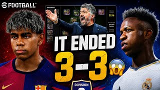 This Match Was INSANE… It Ended 3-3 😱 | eFootball Division 3