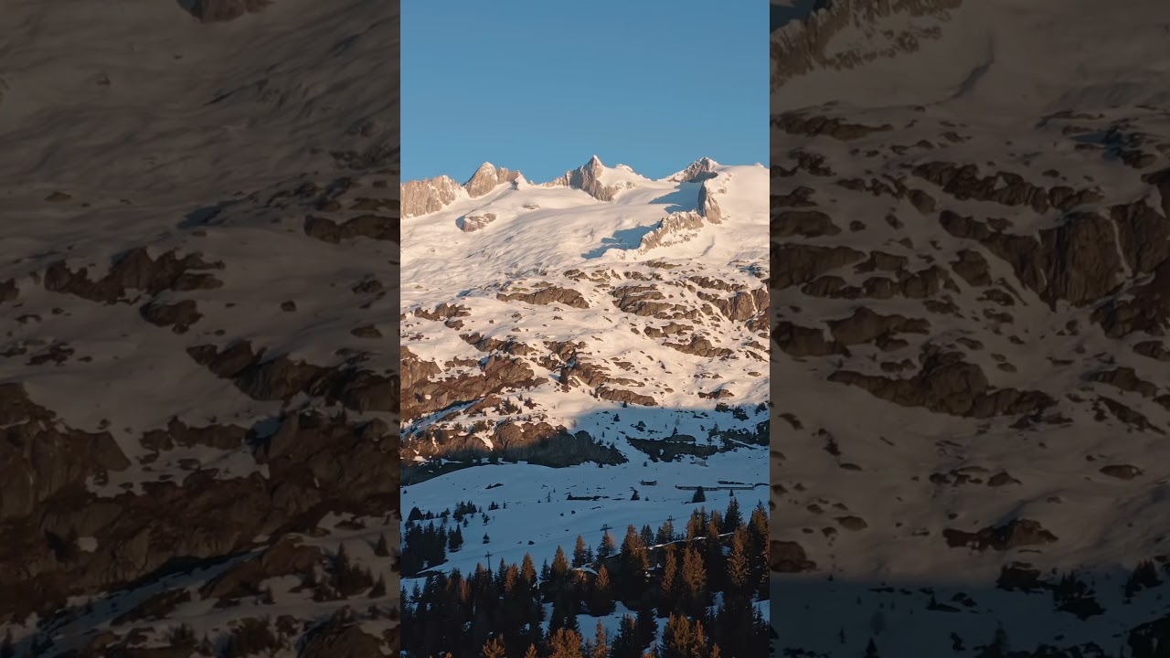 🏞️ Fading Light: Aletsch Arena Aerial Capture | Switzerland Evening Serenity 