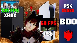 BDO PS4 | BDO PS5 NEWS | Framerate locked at 60 while Xbox Series X runs BDO at 120 (Crossplay)
