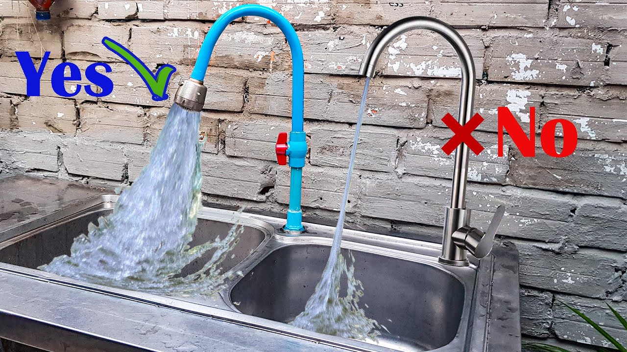 Amazing idea to make PVC pipe faucet\Tap (Stainless Steel vs PVC pipe