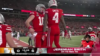 Ohio State STRIKES FIRST vs. Tennessee with TD pass to Jeremiah Smith 😤 | College Football Playoff