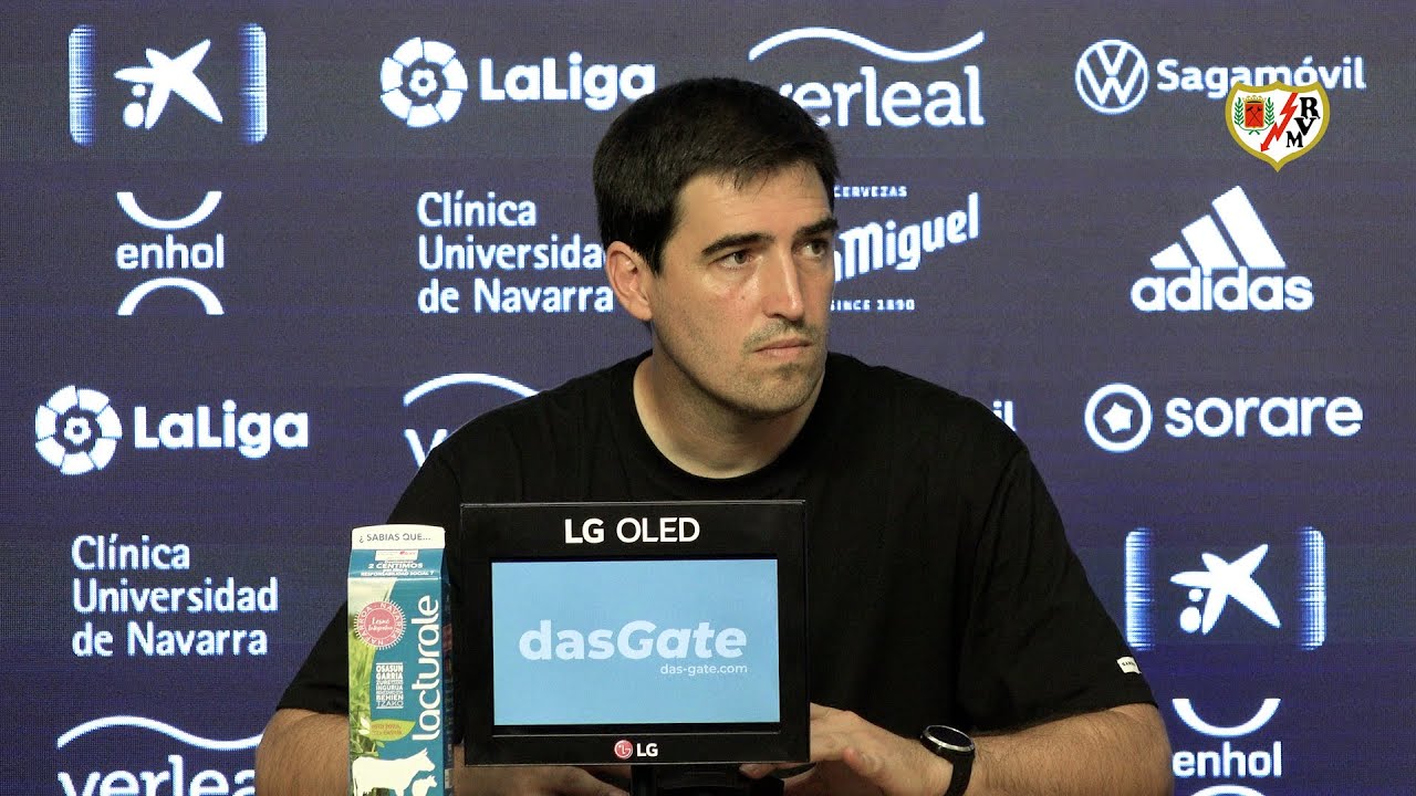 Andoni Iraola tras el Osasuna 2 - Rayo Vallecano 1 - YouTube