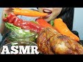 ASMR Rotisserie CHICKEN + GIANT sweet peppers (EXTREME EATING SOUNDS) NO TALKING | SAS-ASMR