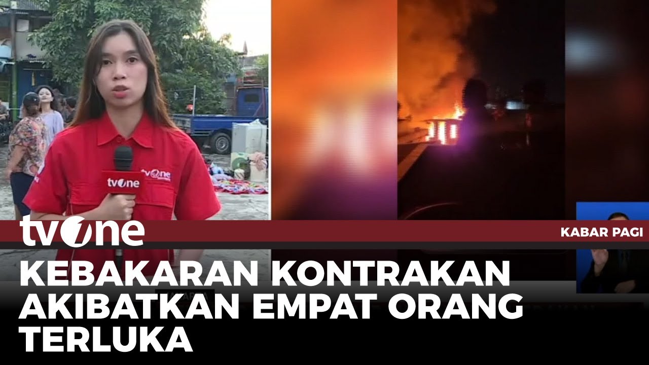 Pantauan Terkini Kebakaran Belasan Bangunan Kontrakan di Penjaringan Jakut | tvOne