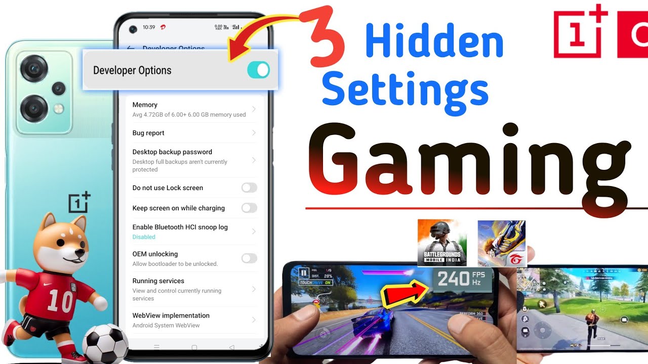 3 Hidden Settings Gaming 🚀 Fast Gaming Settings 🔥 High FPS Settings Game 🎮 OnePlus Nord CE 2 Lite 5G
