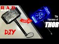 Rad builds mjolnir aka thors hammer from the mcu diy and free templates included