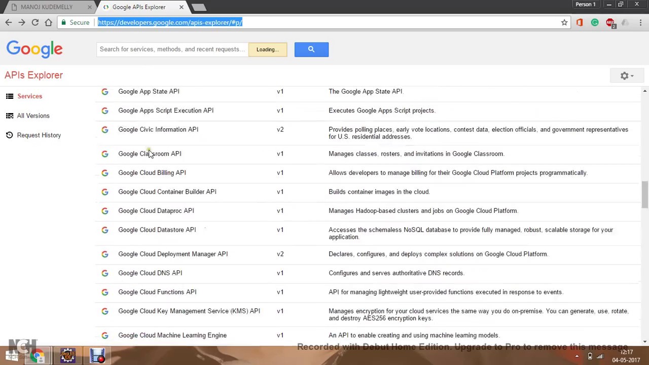 TESTING GOOGLE'S BUILT IN URL SHORTENER API