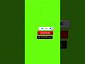 green screen subscribe like button