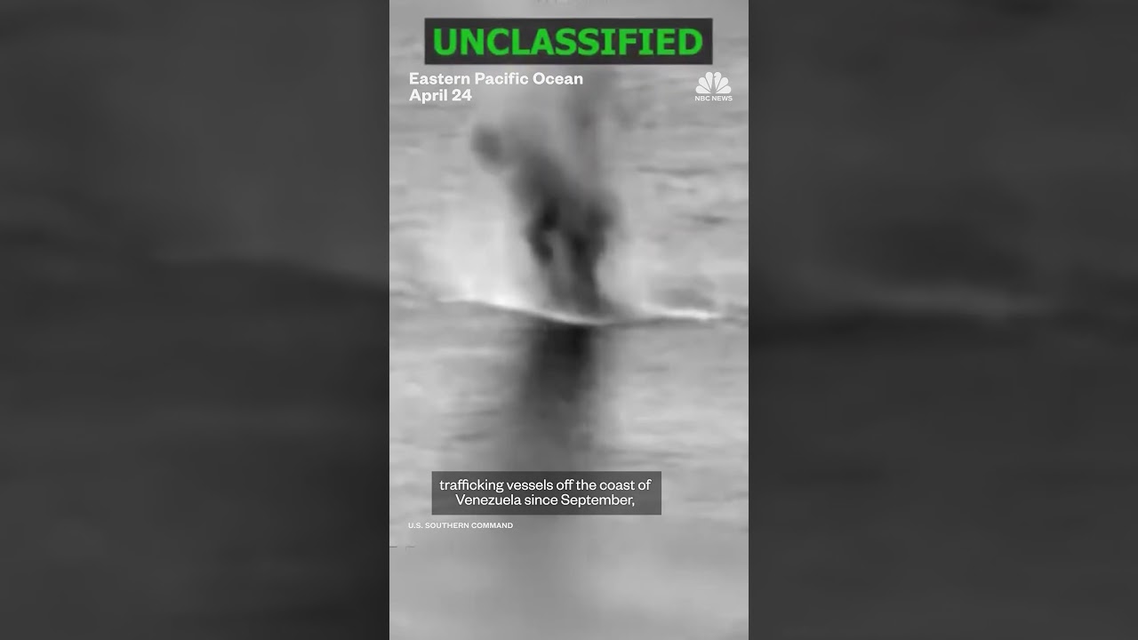 U.S. strikes alleged drug boat in the eastern Pacific