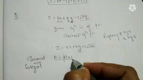 Clairaut method : non linear partial differential equations