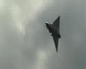 French air force's dassault mirage 2000B make a low pass over me when he finished his demonstration at courchevel altiport!!! Valentin VANHELLE