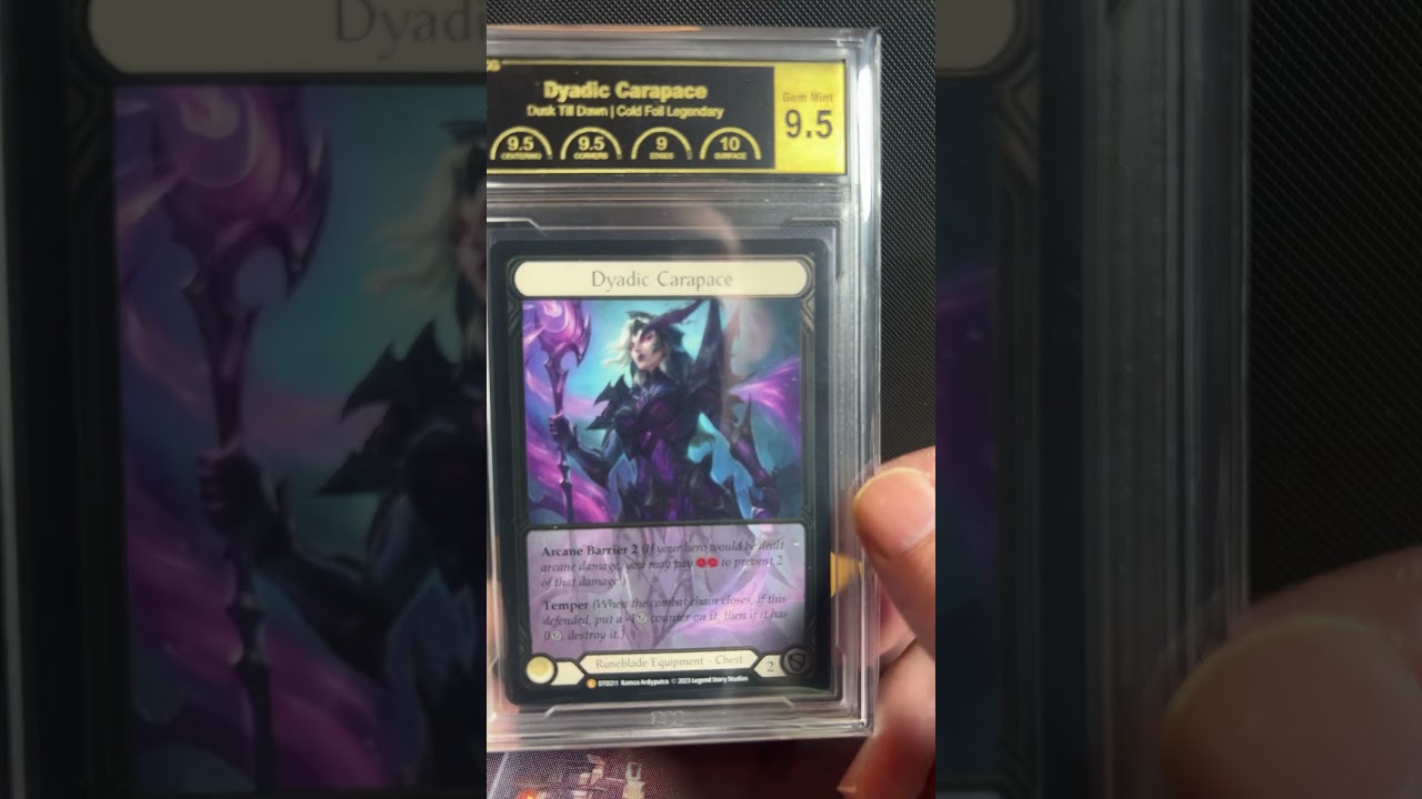 Flesh and blood Dyadic Carapace PCG 9.5 #fleshandbloodtcg #fabtcg