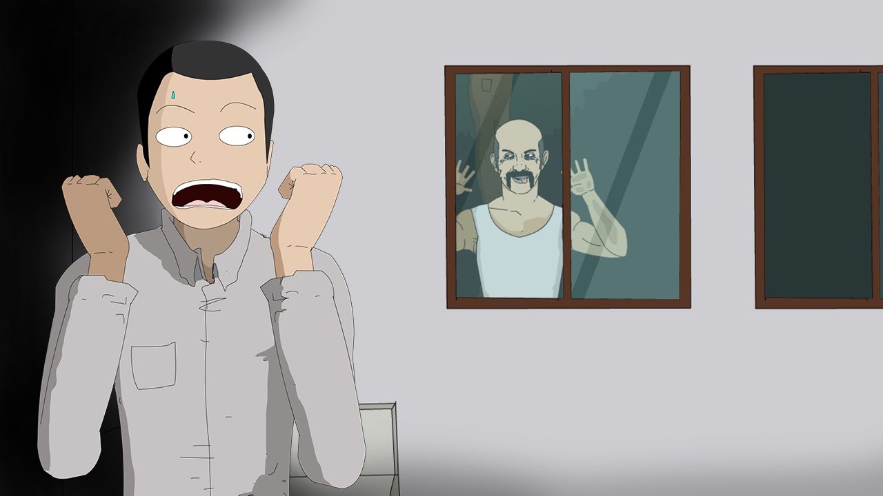 Crazy Man Try To Get Inside My House 2 ( Fad Animation ) - YouTube
