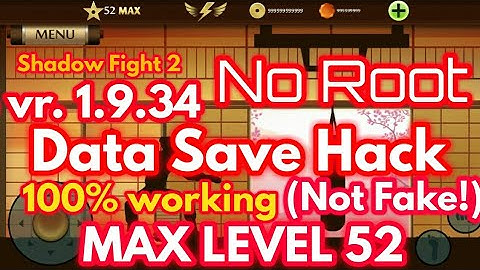 [NO ROOT] HOW TO HACK SHADOW FIGHT 2 MAX LEVEL 52