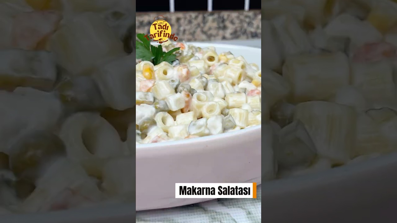 Makarna Salatası Böyle Yapılırsa Dakikalar İçinde Bitiyor❗️