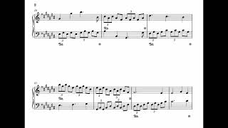 2 Voice Canon in Inversion in A# Dorian