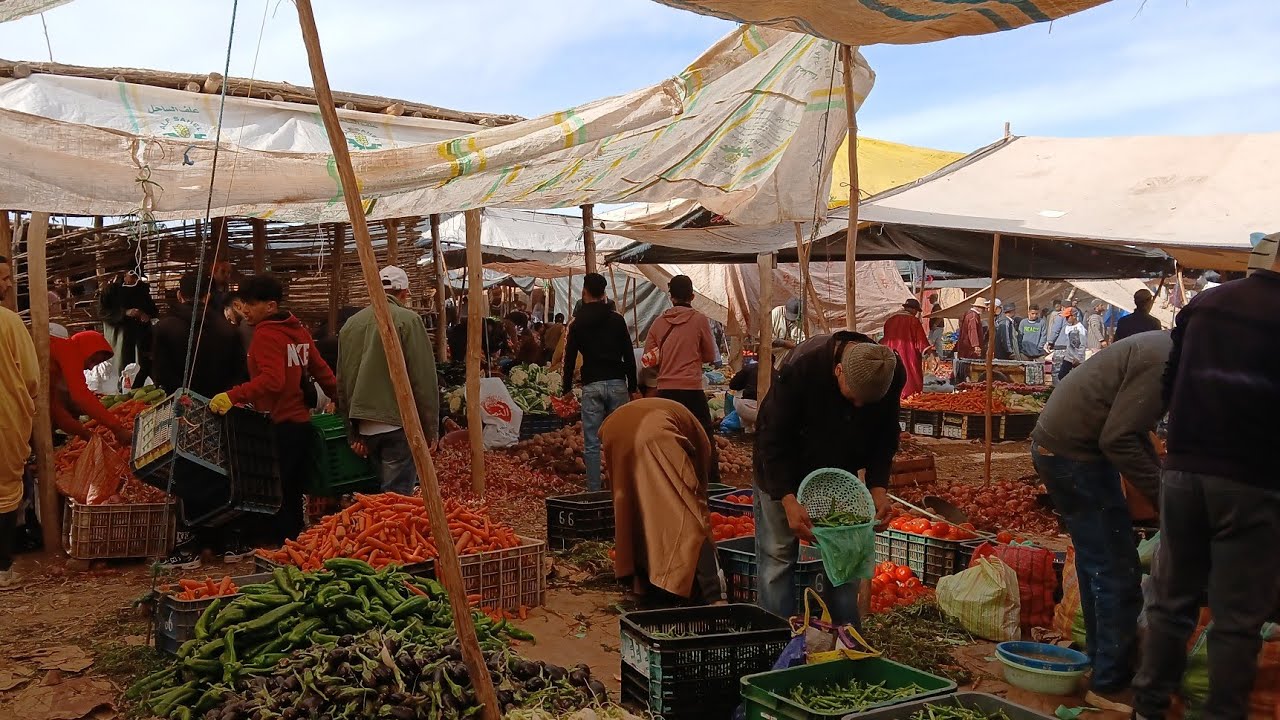 السوق الاسبوعي سبت المزوضة إقليم شيشاوة#cat