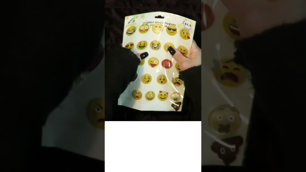 11 seconds squeezing emoji stickers ASMR 
