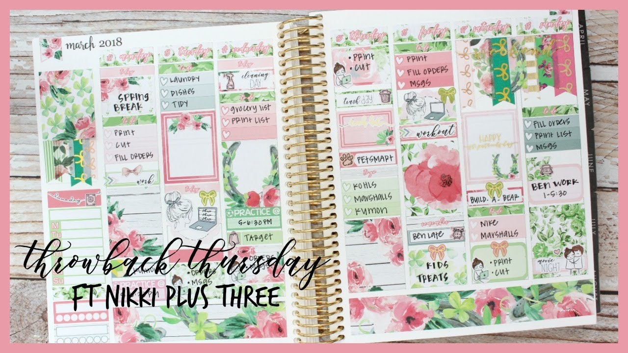 THROWBACK THURSDAY ll REWIND SPREAD ll FT NIKKI PLUS THREE