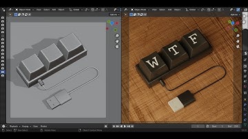 Small Keyboard Modeling | Blender