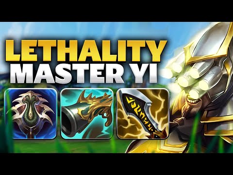 LETHALITY MASTER YI IS <strong>PURE</strong> DESTRUCTION!