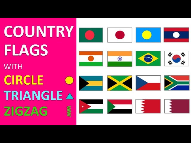country flags with stripes