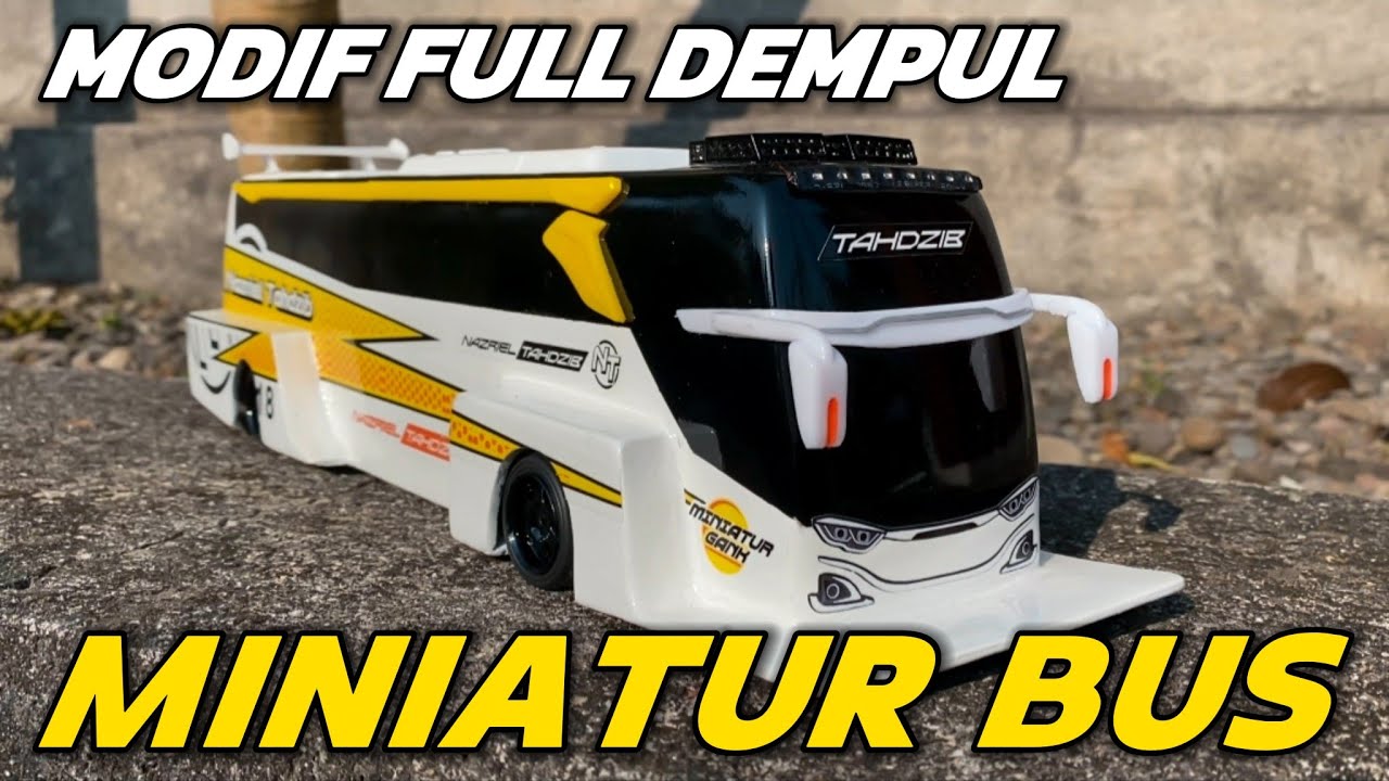 MODIF BUS PALSTIK RKC FULL DEMPUL || KOLEKSI TERBARU NAZRIEL - YouTube