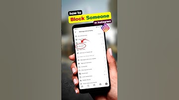 👆Instagram Me Kisi Ko Block Kaise Kare ⚡ How To Block Someone On Instagram #shorts