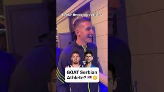 Bogey won a bronze medal with Jokic but still takes Djokovic as Serbia’s GOAT #novakdjokovic #jokic