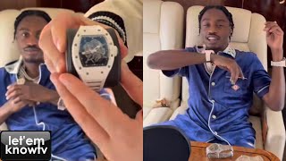 Lil Tjay Drops $500k On Two Watches After Being Released From Jail On His Birthday