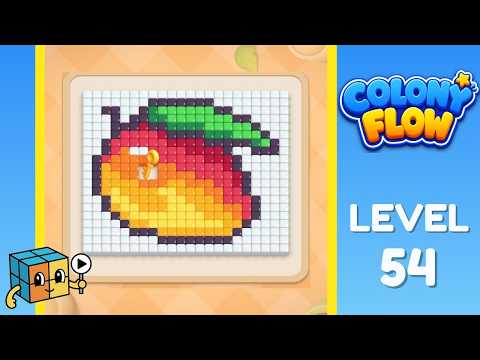 Colony Flow Level 54 Walkthrough Solution