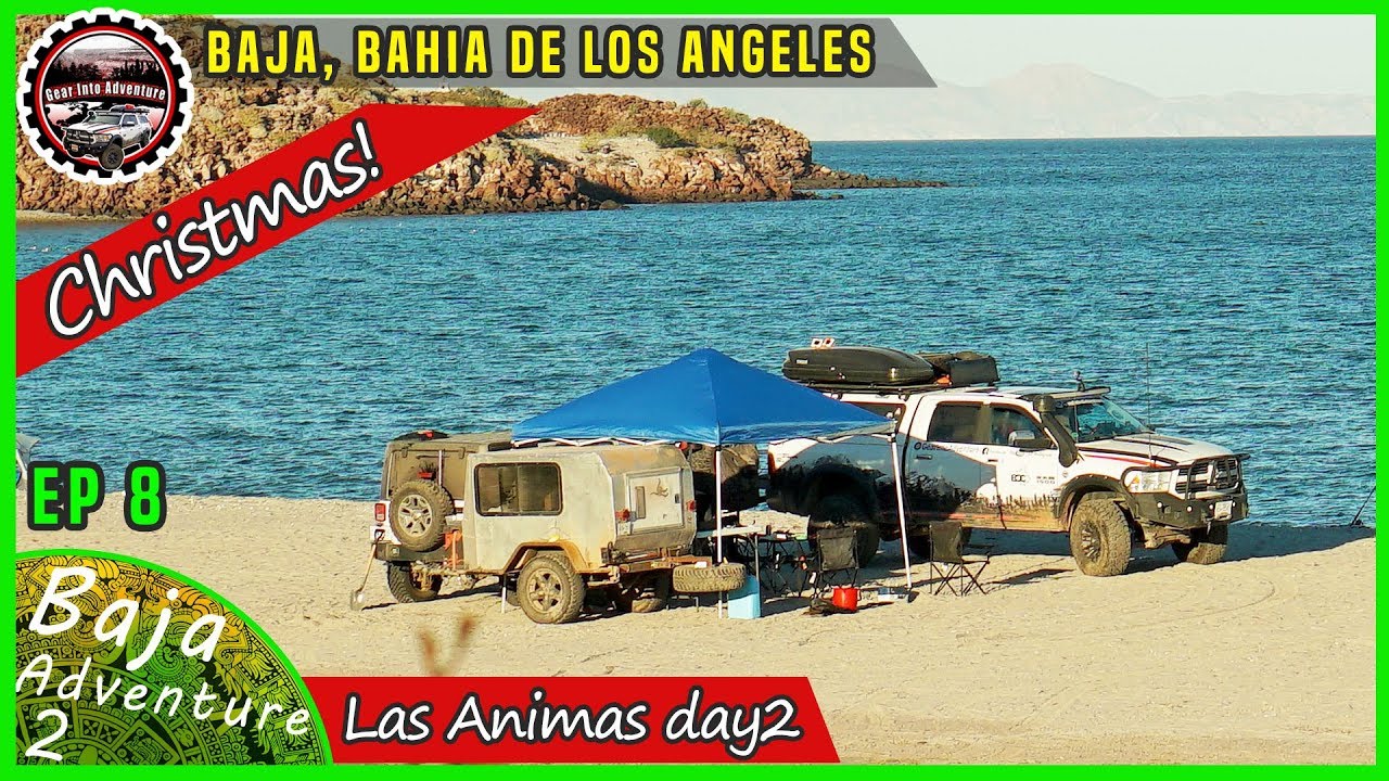 Xmass at Las Animas, Bahia De Los Angeles in Baja Overland truck