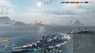 Napoli: 1 vs 1 Two Times And Our Battleship Stole My Right (World Of Warships Ranked Battle)