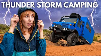 Remote Off-Roading in a Wild Thunder Storm