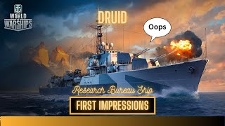 World of Warships - Druid: First Impressions