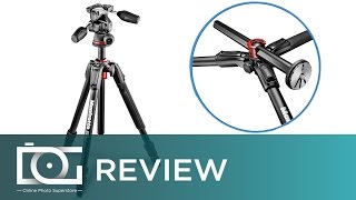 MANFROTTO MK190GOA4B-3WUS 190 GO! | 62' 4 Section Aluminum Tripod with 3 Way Head | SPECS REVIEW