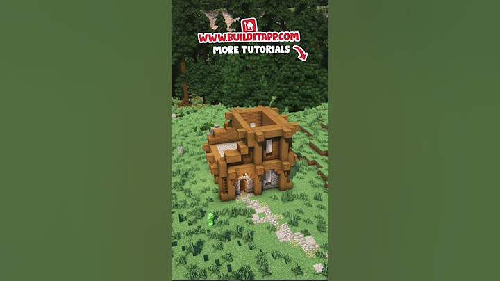 How to Build a Spruce Rustic House in Minecraft