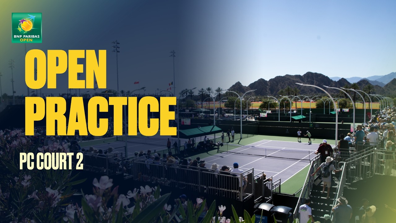LIVE: Open Practice on PC 2 | BNP Paribas Open 2026 | 03.03.26